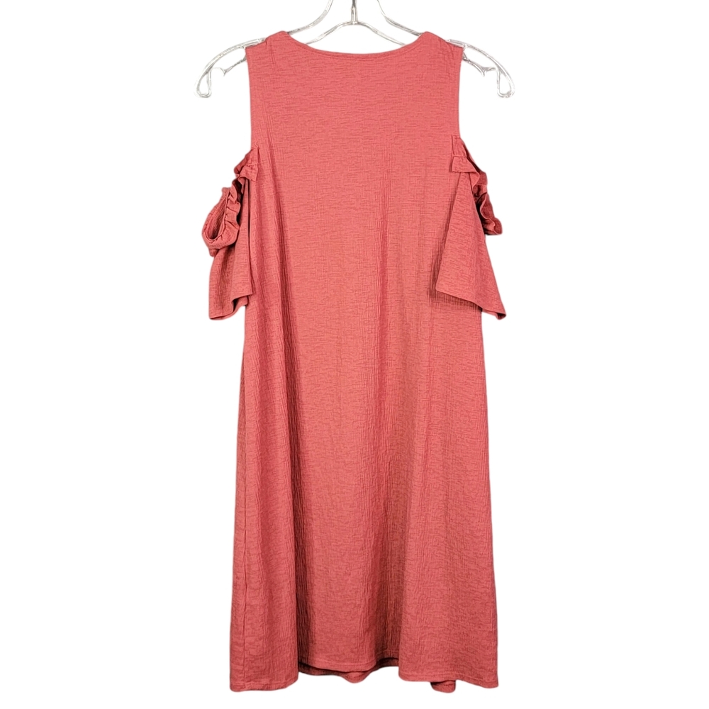 Lauren Conrad Floral Cold Shoulder Summer Breezy Sun Dress Women's Size S - Picture 5 of 9